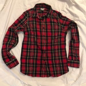 L.L. Bean red flannel long sleeve (sz XXS)